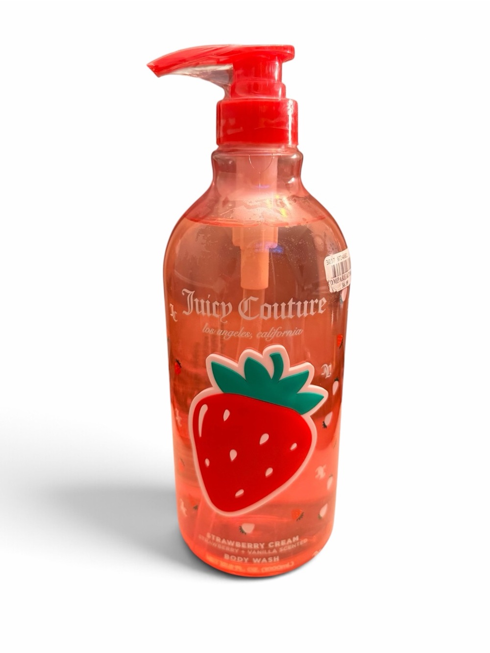 Juicy Couture Strawberry Cream Body Wash w/a Strawberry + Vanilla Scent, 33.8 oz - Picture 3 of 8